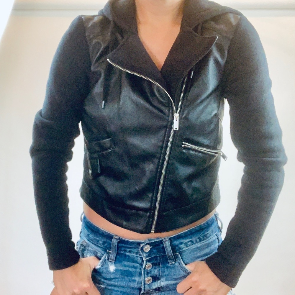 ASOS Noisy May black zip up jacket